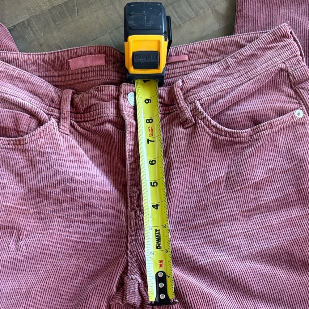 Pilcro Stylish Rasberry Corduroy Slim Boyfriend Crop 🤩 - Picture 7 of 9